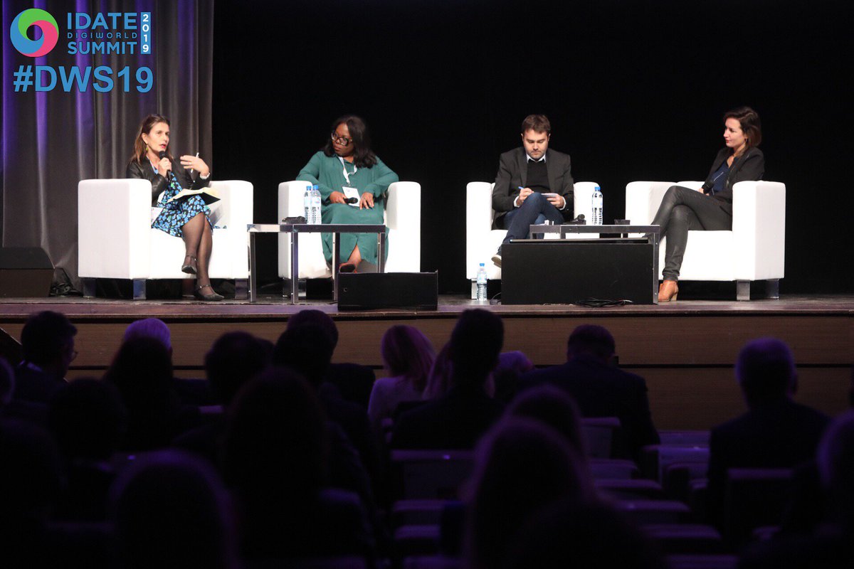 IDATE_SAS's tweet photo. "We now are responsible of the future, we need to do something, "Good in Tech" is a start to be more responsible of what we do", Christine @balague, Professor, Holder of the «Good in Tech» research chair, Institut Mines-Télécom Business School @imt_bs #DWS19 https://t.co/pGhrQ9jG07
