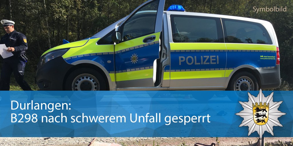 PolizeiAalen's tweet photo. #Eilmeldung
Schwerer #Verkehrsunfall #B298 zwischen #Mutlangen und #Spraitbach
#Bundesstraße auf Höhe Durlangen #gesperrt.
Der #Verkehr wird über Durlangen und Zimmerbach durch die Straßenmeisterstelle umgeleitet.
Wir halten Euch auf dem Laufenden. https://t.co/duQaTsXidJ