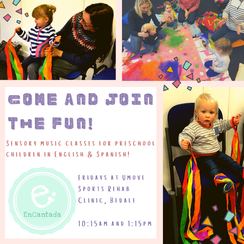 Friday's classes are so much fun! 
⭐️
¡Las clases del viernes son muy divertidas!
⭐️
Only £5 per class or £25 for 6!
⭐️
Drop us a message to join in!
⭐️
All preschool ages from 0 up welcome :)
⭐️

#languagelearning #sensorymusicclass #englishandspanish #inglesyespañol
