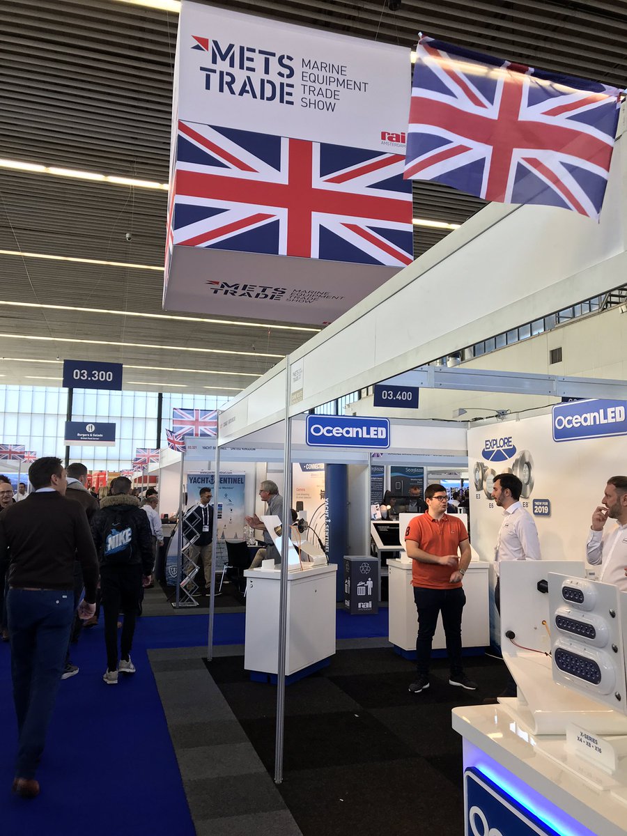 DarkeLtd's tweet photo. Great to see the British manufacturers and suppliers out in force @metstrade @britishmarine #quality https://t.co/xGg2BZoh7P