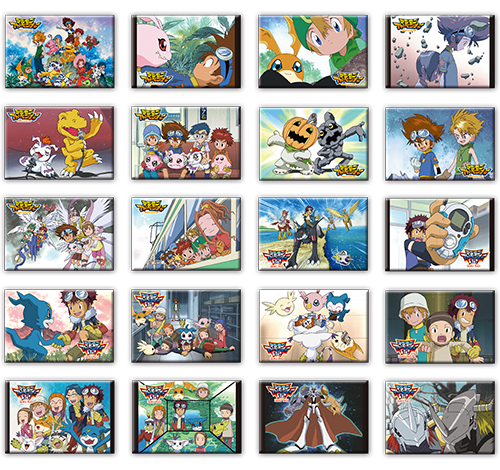 デジモン展　シーンアクリルマグネット デジモンアドベンチャー展 シーンアクリルマグネット デジモン展