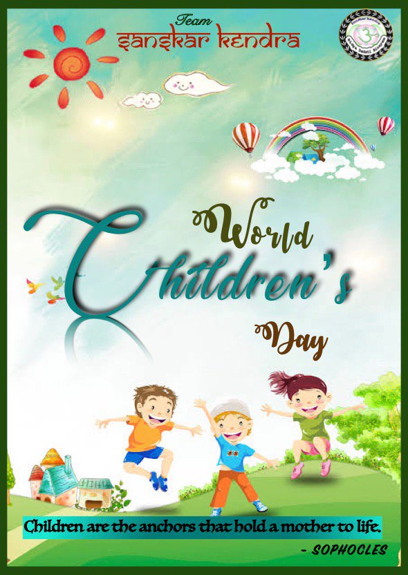 Sanskar_Kendra's tweet photo. We at Sanskar Kendra believe that every child should get equal rights &amp; opportunities irrespective of their gender, background or ability.
This #WorldChildrensDay let's celebrate the Universal rights of every child &amp; try to ensure the rights #ForEveryChild.
#CRC30 #SanskarKendra https://t.co/skCS0V0kMj