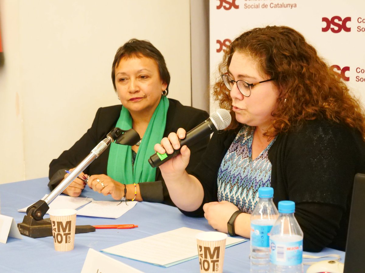 CSC_Consorci's tweet photo. 🗣 Taula de cloenda a la jornada del #CSSFM amb @Lourdesgg79, directora del #CSSFM, i Bàrbara Vega Bautista, cap de la Unitat de Promoció, Gent Gran i Dependències de @ViladecansTweet https://t.co/1bJEziTbZL
