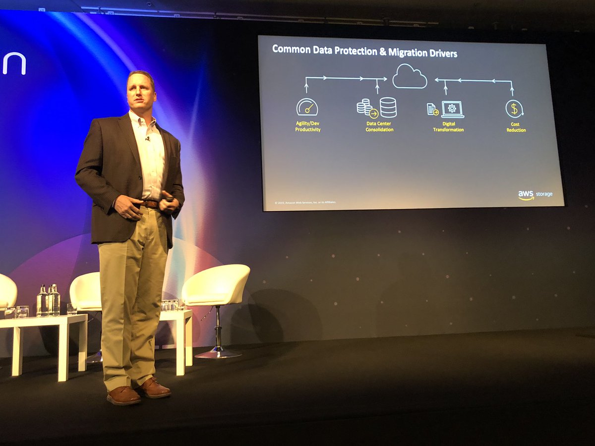 VeritasTechEMEA's tweet photo. Common #dataprotection and migration drivers include:

➡️ Agility and productivity
➡️ Data centre consolidation
➡️ #DigitalTransformation 
➡️ Cost reduction 

#VtasVision London, UK https://t.co/oxwFQC2Zsx