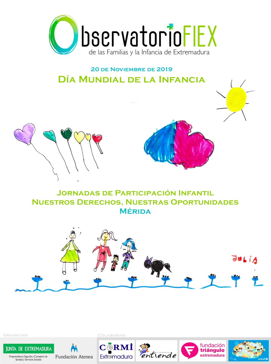 FundacionAtenea's tweet photo. Así de divertida ha estado la Gynkana "Nuestros Derechos, nuestras Oportunidades" en la jornada de participación infantil que ha organizado el Observatorio de las Familias y la Infancia de Extremadura en Mérida para celebrar el #DiaMundialDeLaInfancia @ayto_merida https://t.co/d4h0v2qmgo
