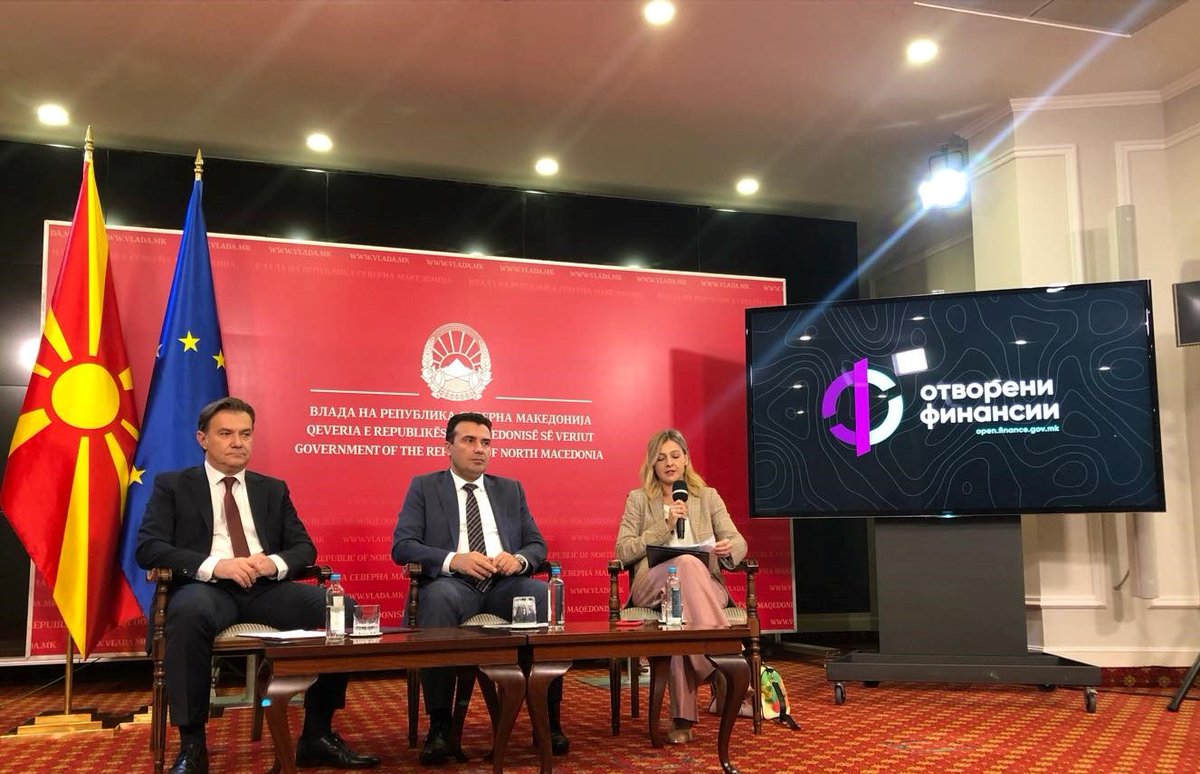 Extremely happy &amp; proud that I live in a country which now has Full Budget Transparency! Today <a href="/VladaMK/">Влада на Република Северна Македонија</a> &amp; <a href="/MOF_MKD/">Министерство за финансии на СРМ/MF të RNM</a> promoted open.finance.gov.mk web w/ automated release of all Treasury transactions. All you need is political will &amp; support by <a href="/IRIglobal/">International Republican Institute</a> &amp; <a href="/USAIDNMacedonia/">USAID North Macedonia</a>