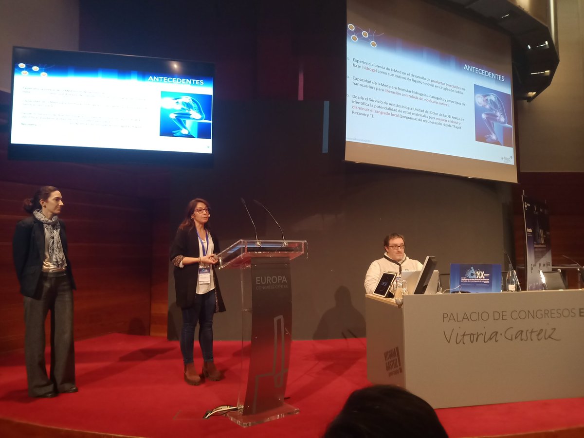 IIS_Bioaraba's tweet photo. Dra Pérez de Albéniz con @ImasMed presentando el proyecto FASNAGEL.
@OSIArabaESI @Itemas https://t.co/4el6APtuLF