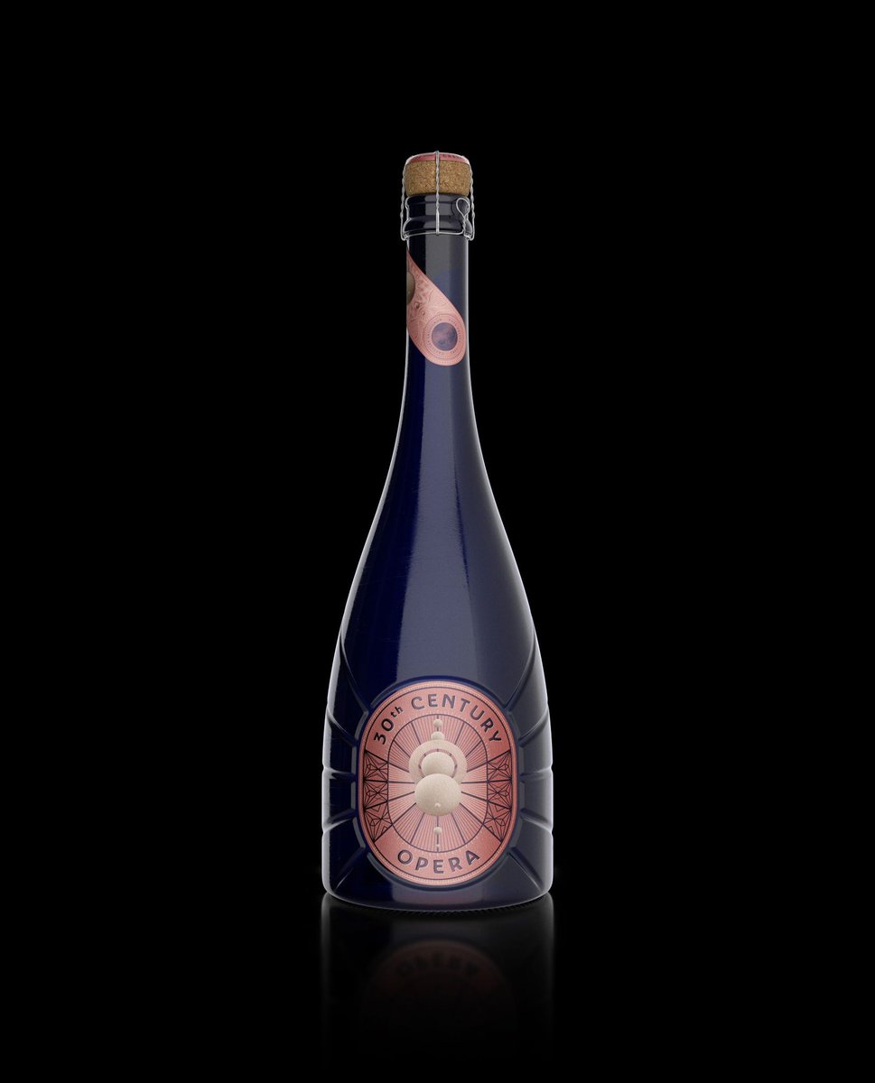 TheDieline's tweet photo. C. Carbon Studio Draws Inspiration From The Future For 30th Century Wine Bottle - https://t.co/ricRcTvb5K #packaging #branding #wine #windesign https://t.co/PfWt5rp9LZ