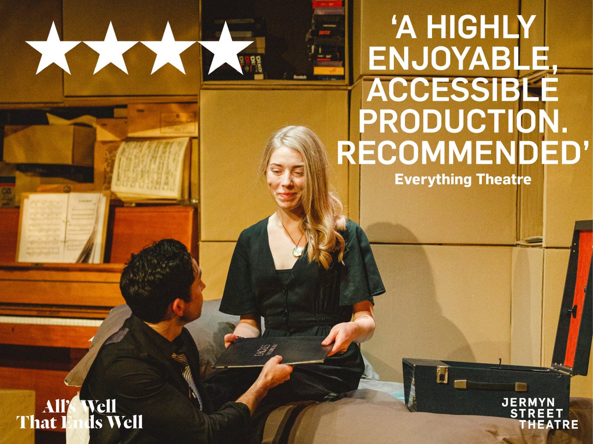 JSTheatre's tweet photo. Towers of cardboard boxes and two upright pianos become a magical world of memory, grief, romance and hope in the @OffWestEndCom Best Set Design by #NeilIrish with #AnettBlack https://t.co/O0BPNuA8T4