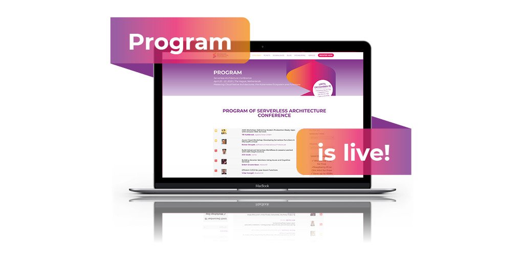 serverlesscon's tweet image. Hey #serverless community, here we are! Our new conference program is live🥳🥳🥳🥳. Go check out our sessions and workshops at ow.ly/ljlA30pUO1j We are so excited to finally start a new chapter for our serverless friends around the world. #SLA_con #TheHague #HereWeCome