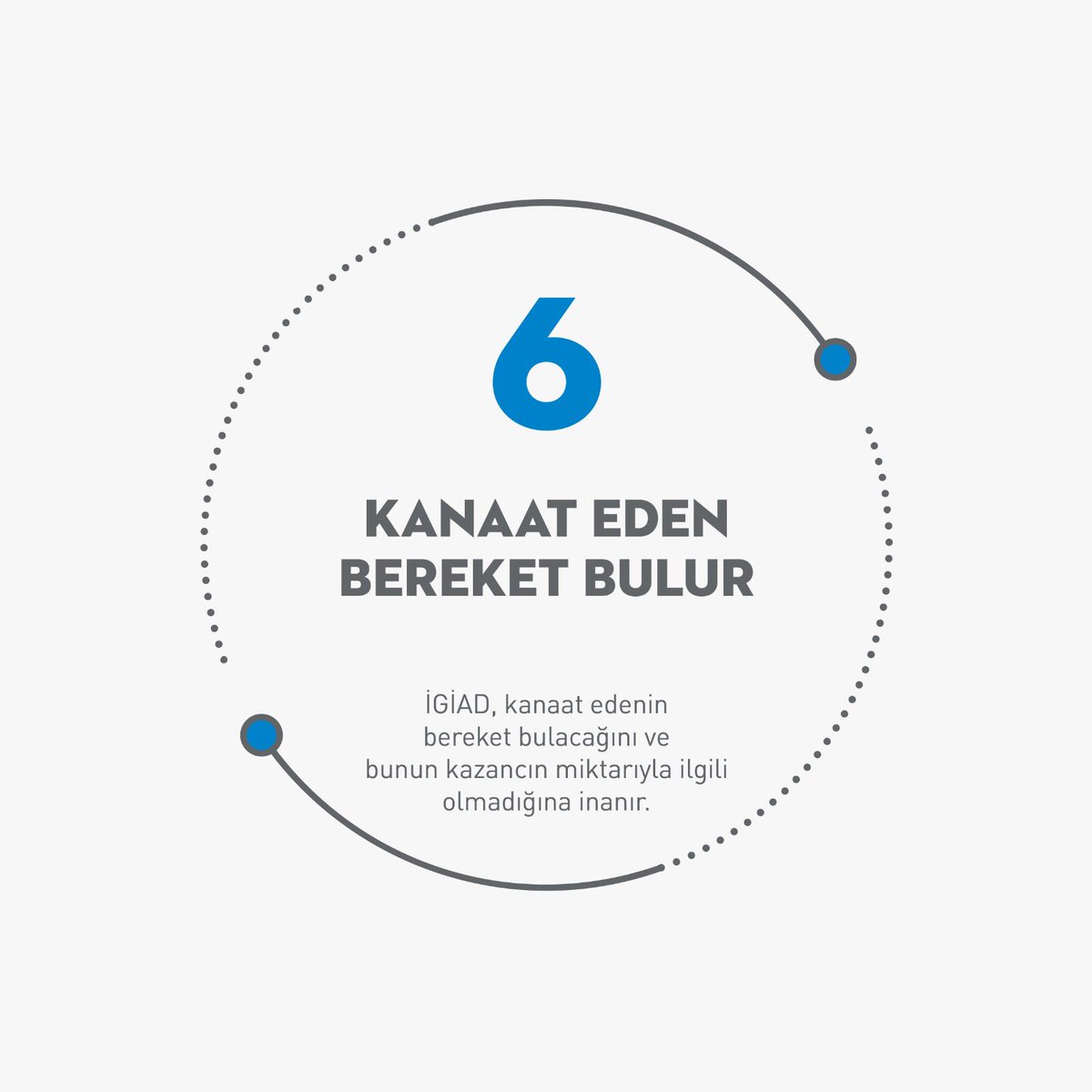 “ONİLKE” 6- KANAAT EDEN BEREKET BULUR. #gencigiad #igiad #adalet #girişimcilik  #onceahlak #isahlakı #onilke #bereket