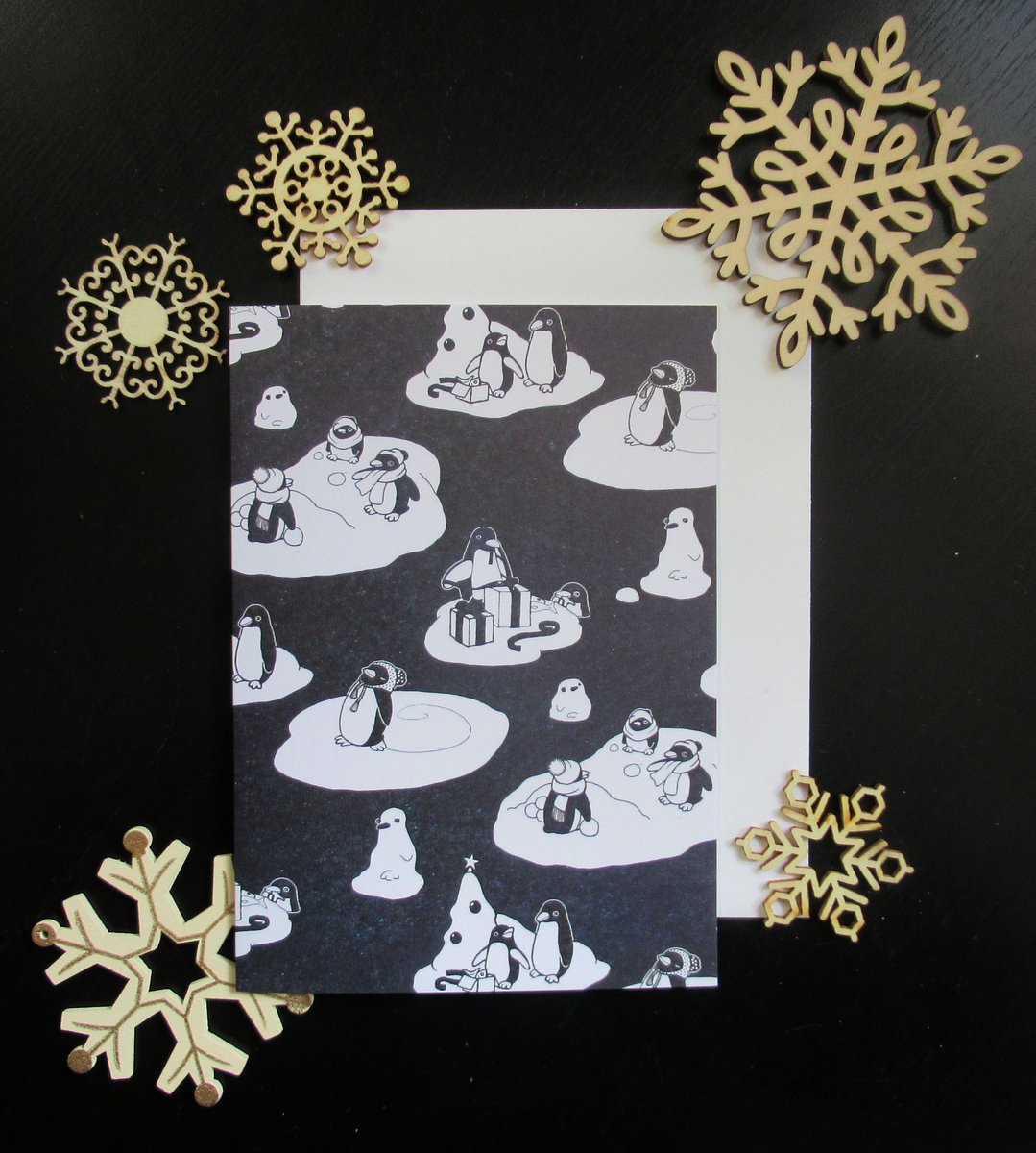 CaitPeterson's tweet photo. Get ready for the holidays with my animal-themed holiday cards! The three designs feature penguins, a woodland snowflake pattern, and burrowing mice and hedgehogs.
Order from Etsy https://t.co/K05FTV5FR6

#holidays #christmas #christmascards #penguins #snowflake #burrows #Etsy https://t.co/IWnmzYFhU5