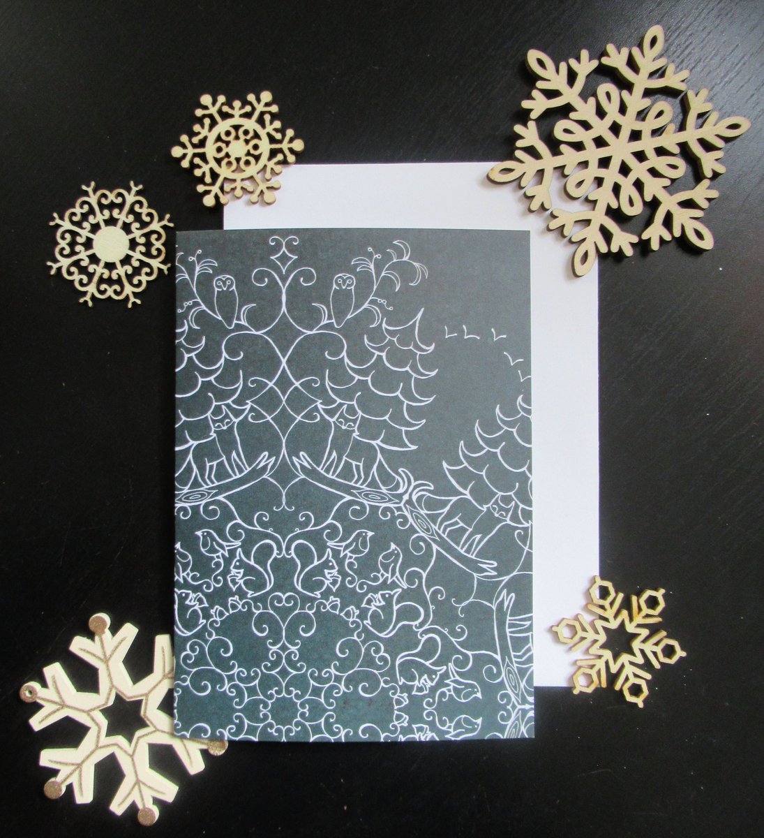 CaitPeterson's tweet photo. Get ready for the holidays with my animal-themed holiday cards! The three designs feature penguins, a woodland snowflake pattern, and burrowing mice and hedgehogs.
Order from Etsy https://t.co/K05FTV5FR6

#holidays #christmas #christmascards #penguins #snowflake #burrows #Etsy https://t.co/IWnmzYFhU5