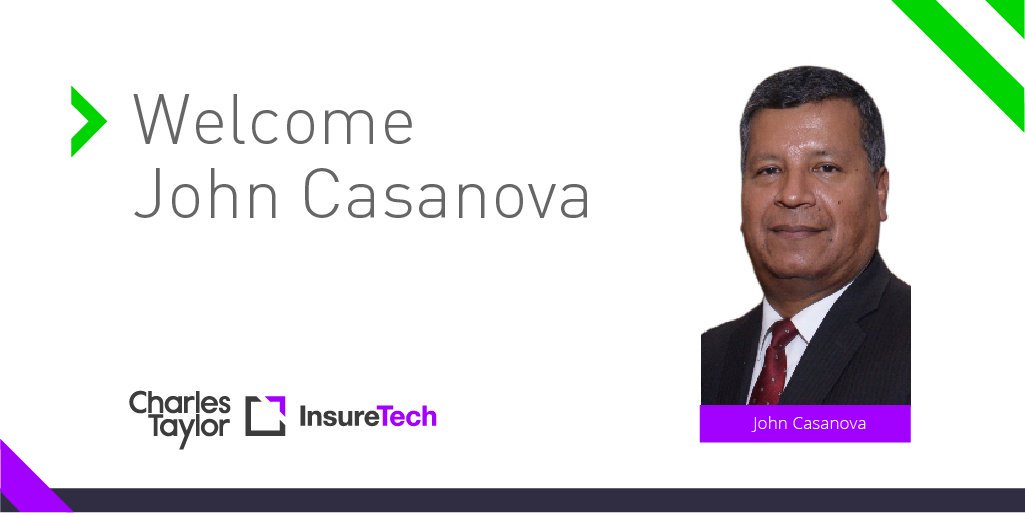 InsureTechLATAM's tweet image. With the designation of John Casanova as new Business Development Manager for the Andean region, we continue to consolidate our expansion process in Latin America, a key market for Charles Taylor Insuretech. This designation will help promote our growth in the region.