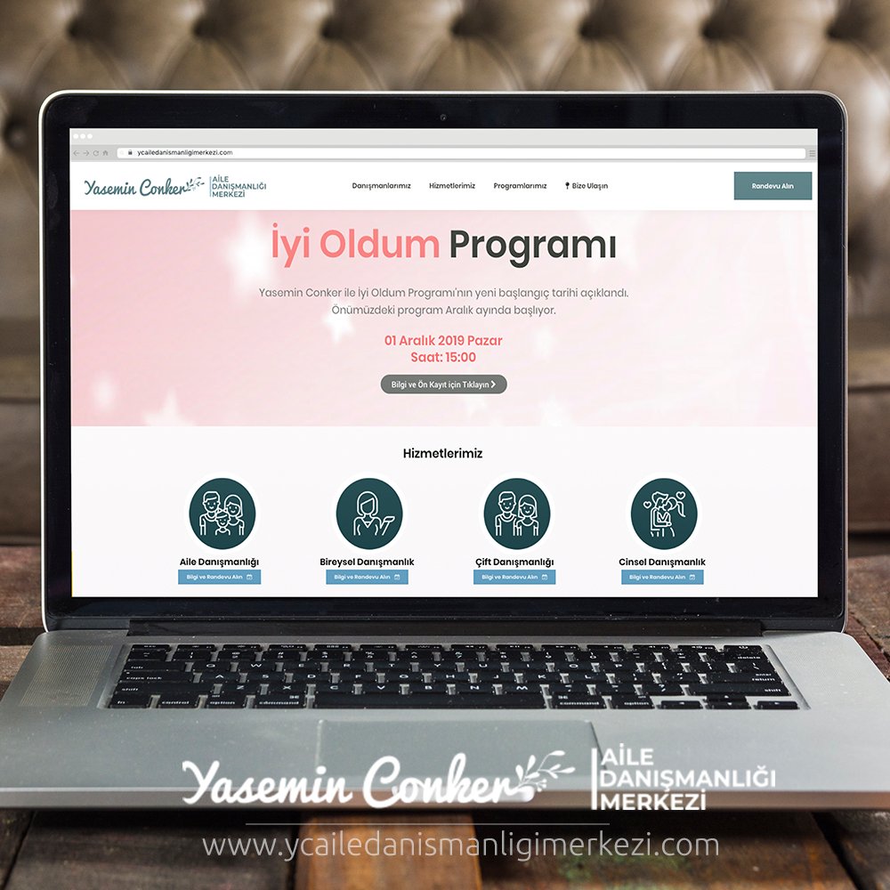 Yepyeni web sitemiz yayında! Danışmanlıklar, programlar, seminlerler ve daha niceleri #YaseminConker Aile Danışmanlığı Merkezi'nde ve yeni web sitemizde...
Ziyaret etmek için; ycailedanismanligimerkezi.com

#ycailedanışmanlığımerkezi #yaseminconkerailedanışmanlığı #yaseminconker