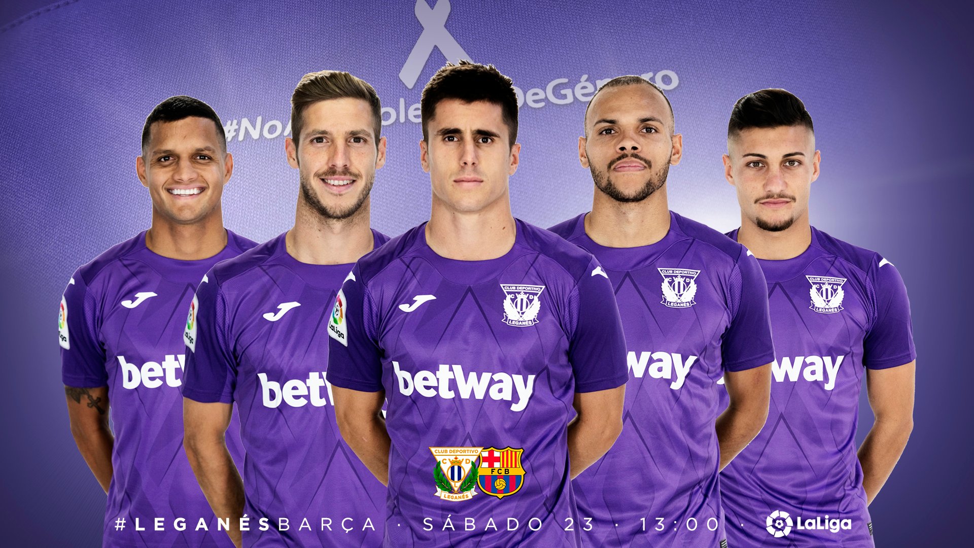 El Leganés jugará de morado.