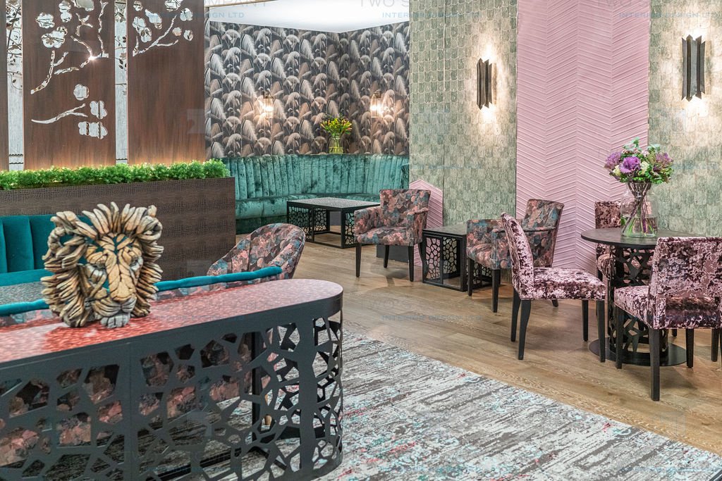 nsinteriors's tweet photo. Working with companies such as Northern Lights, Corian, Nature Squared and Robert Langford, sister company Two's Company designed a space to accommodate both small and large meetings and private consultations for the guests at the Independent Hotel Show #IHS19 https://t.co/vANgN6q0H4