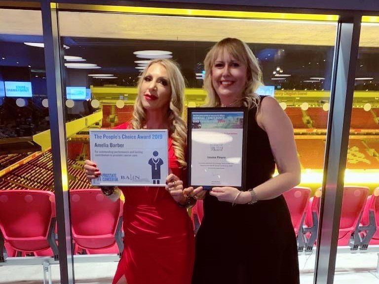 Huge congratulations to two of our nurses who won awards at last weeks #BAUN19 conference.

Amelia Barber picked up The People’s Choice Award and Louisa Fleure won the Nurse of the Year Award 🏆

#TeamGSTT #Nursing #UrologyNursing