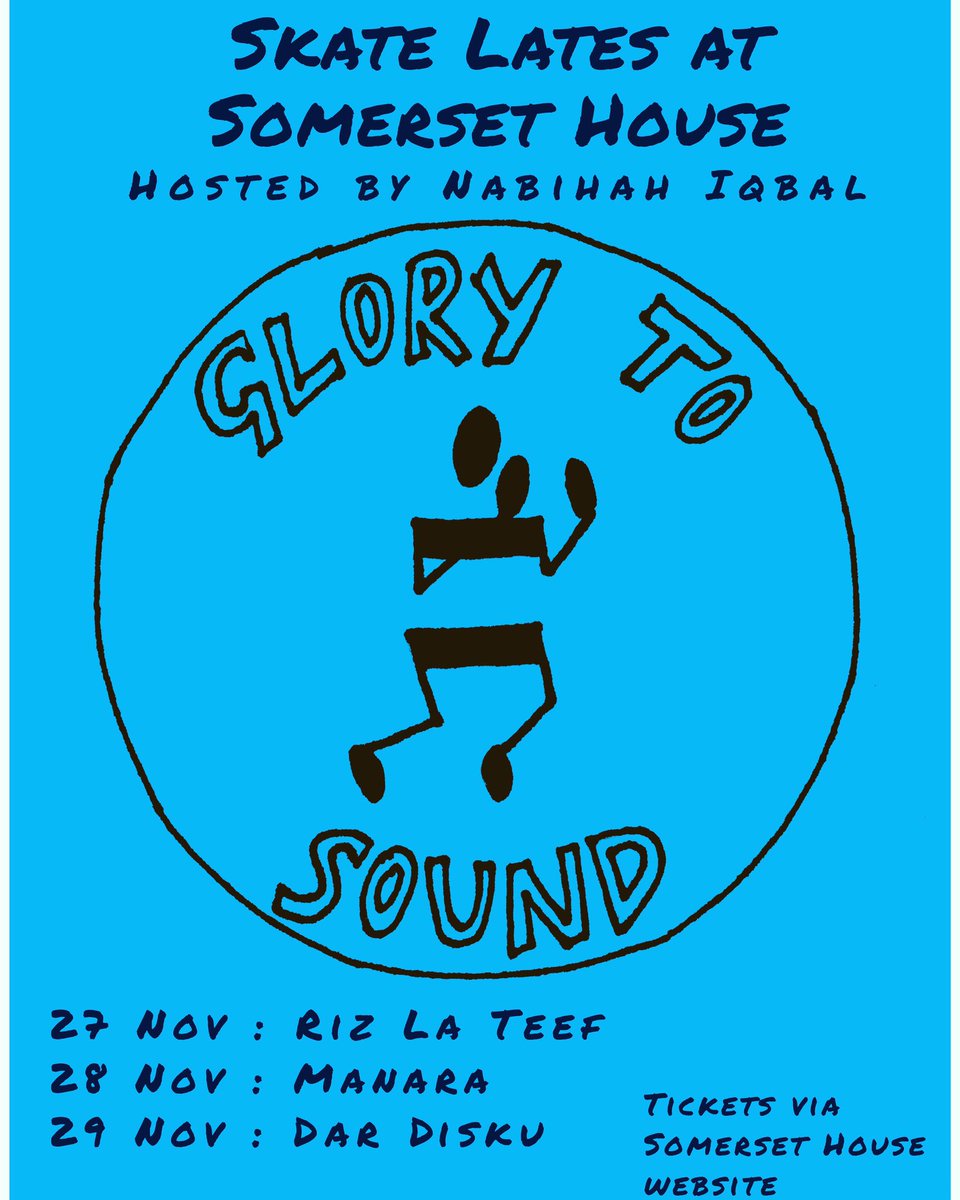 nabihahiqbal's tweet photo. .@glorytosound ON ICE ❄️ Next week we're taking over @SomersetHouse ice rink ⛸ I'll be joined by three of my fave DJs to bring you the ultimate skating soundtrack @RIZLATEEF111 #manara @dardisku 😎 Tickets: https://t.co/JcJDsy7Rw8 https://t.co/XXSaa3sy4m