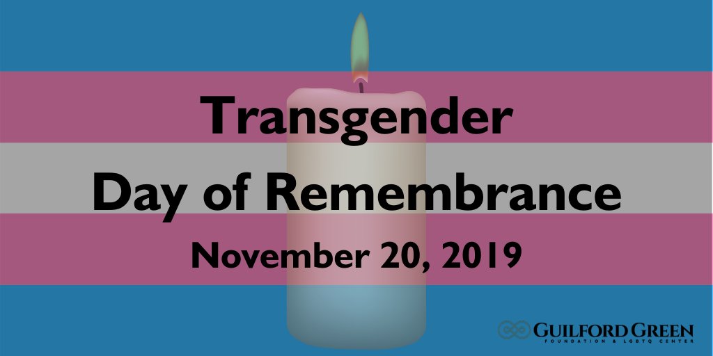 Today we remember and honor all those who have lost their lives to anti-transgender violence.