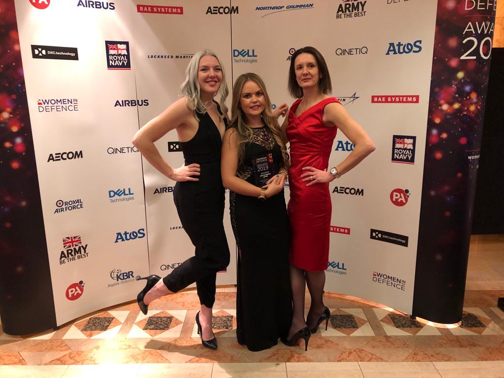 Lexy_Clayton's tweet photo. So proud that STARRSHIP won the 'STEM in Defence' award at the @womenindefence awards dinner. It was such an inspirational event and held at the amazing Guildhall. Thankyou to @northropgrumman for sponsoring the award. Well done team! @RollsRoyceUK @RAFAssociation @RoyalAirForce https://t.co/JwfyY0hfhM