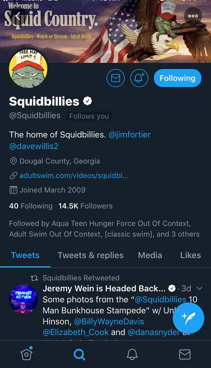 Squidbillies No Context tweet media