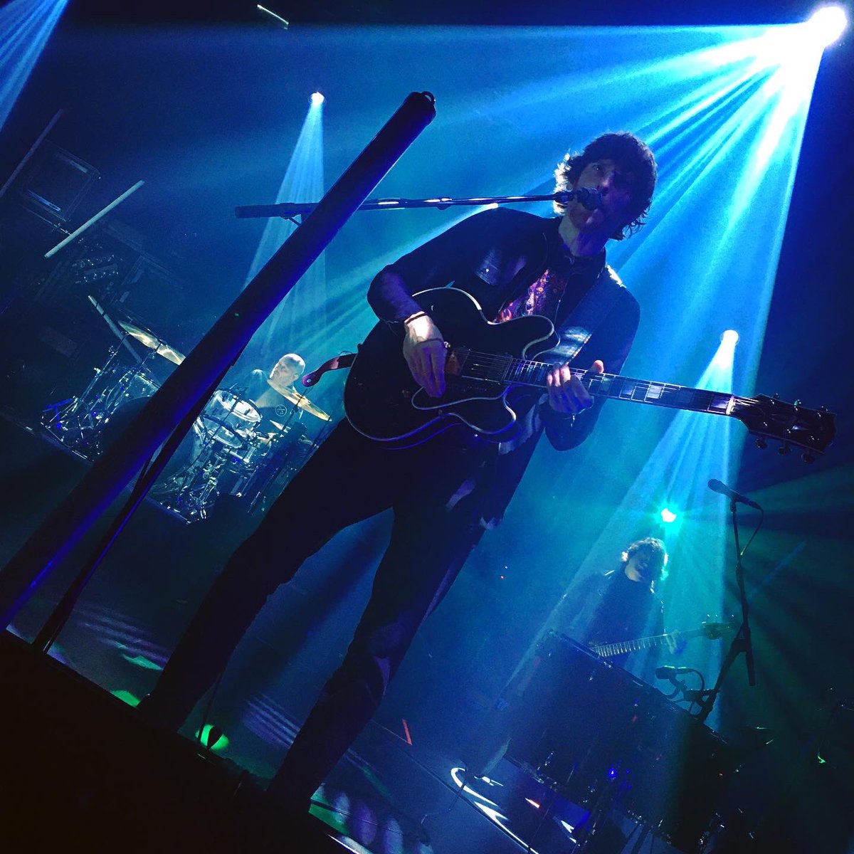 MLBonnevay's tweet photo. Grenoble was a blast ! Perfect sound and Lights. Last show of the tour for me, miss you all already 🖤🥰 thank you @archiveofficial @itsdavepen @smileydrums @mariaqus @pollard_b @manglebird @dannyarchive 🎶 #archive25 #music #musiclover #musicislife #show #blast https://t.co/1nVfPNhgU1