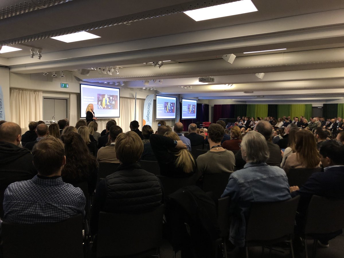 #omnidagen är i full gång med Charlotte Nordén på scenen just nu som berättar om Cellbes inspirerande digitaliseringsresa.