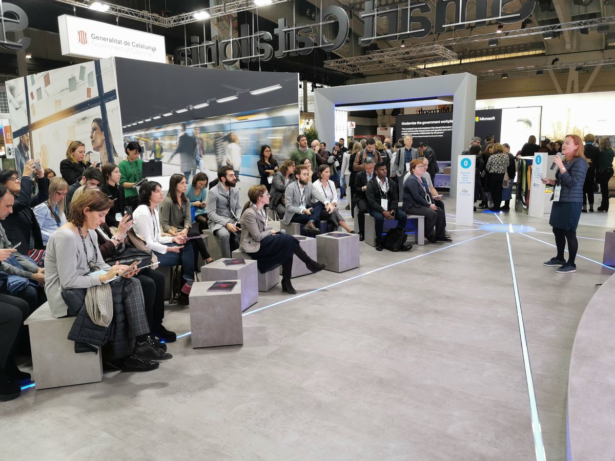 SmartCityexpo's tweet image. Packed session at the presentation of the Circular Economy Hotspot program for 2020, with Susanna Rivero @mediambientcat, and Àurea Rodríguez @accio_cat, at the @gencat stand. 
#CatalunyaCircular #CEHotspotCAT #TowardsZeroWaste #SCEWC19 #CitiesMadeOfDreams