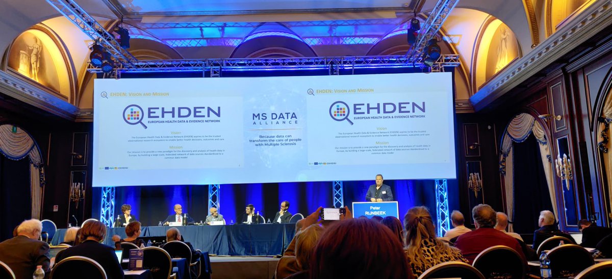 IMI_EHDEN's tweet photo. Peter Rijnbeek just presented the @IMI_EHDEN project and the power of collaboration via the @OHDSI initiative at the #MSdata alliance initiative Stakeholder meeting. @BIOMED_UHasselt @EuropeanCharcot @MSIntFederation @eumsplatform @IMI_JU @EFPIA https://t.co/XAXE2kNsSv