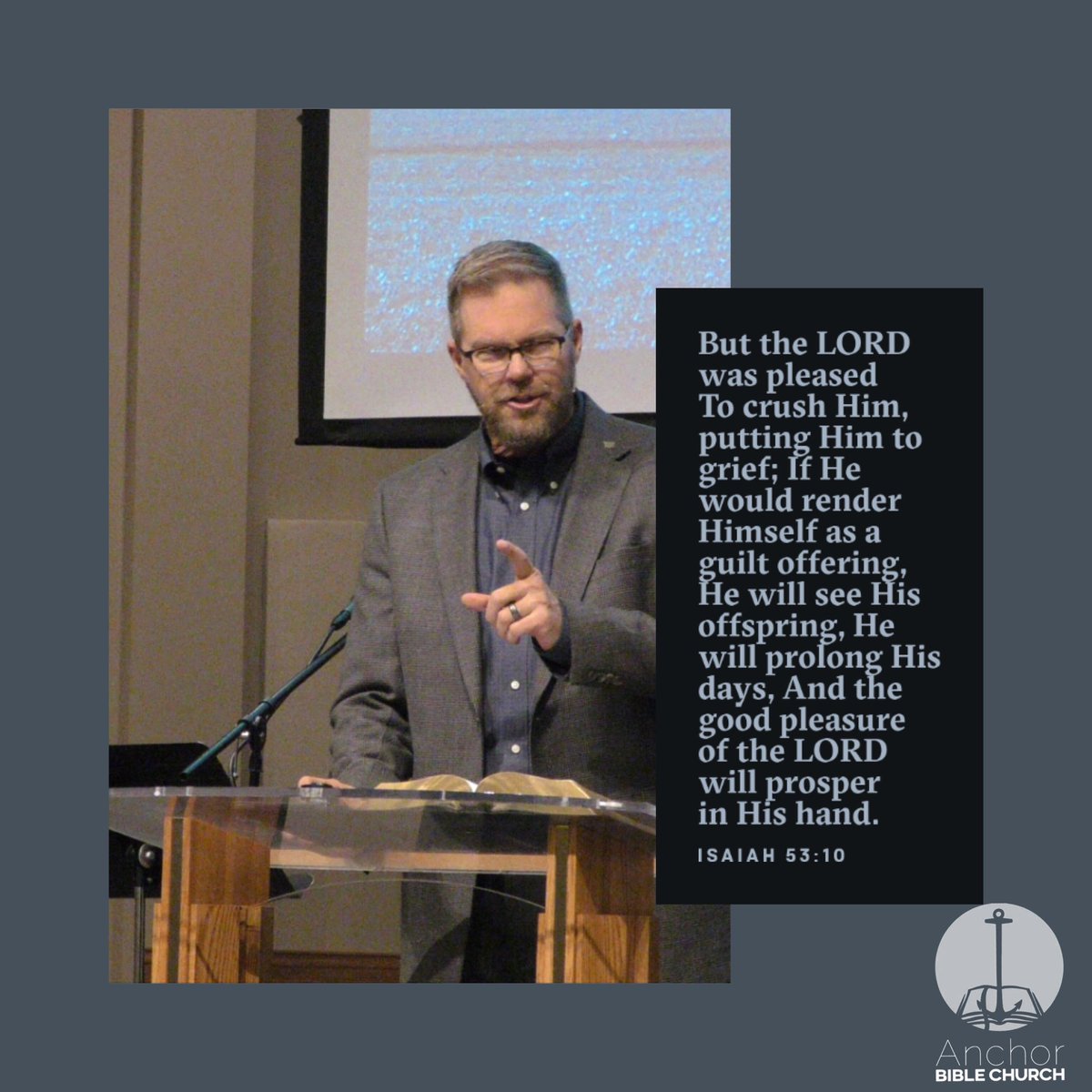 anchorbiblelou's tweet photo. “Jesus is the Suffering Servant, the perfect substitute for sinners” @DrJackHughes Check our this sermon: https://t.co/NBUJ8KCv6n @anchorbiblelou #anchorbiblechurch #isaiah #sufferingservant #myotstudy #myotministry https://t.co/NCSpN5xePu
