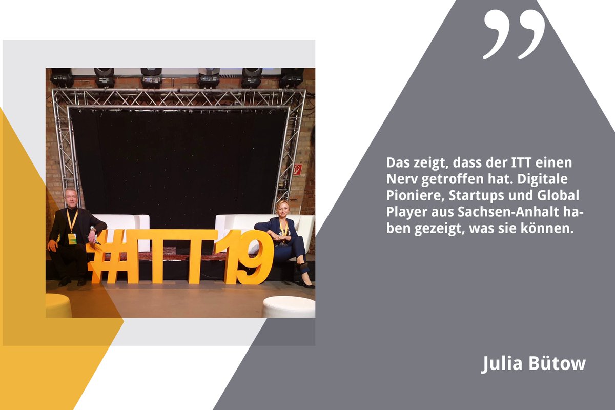 kat_netzwerk's tweet photo. Heute vor einer Woche fand er statt: der #ITT19. Nach dieser Premiere blicken wir mit Julia Bütow vom @mwsachsenanhalt zurück und schon auf 2020: https://t.co/eIsgBGWoG2 #wisskomm https://t.co/twohxZdJeN