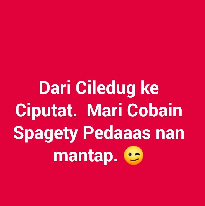 Ciputat Ciledug.