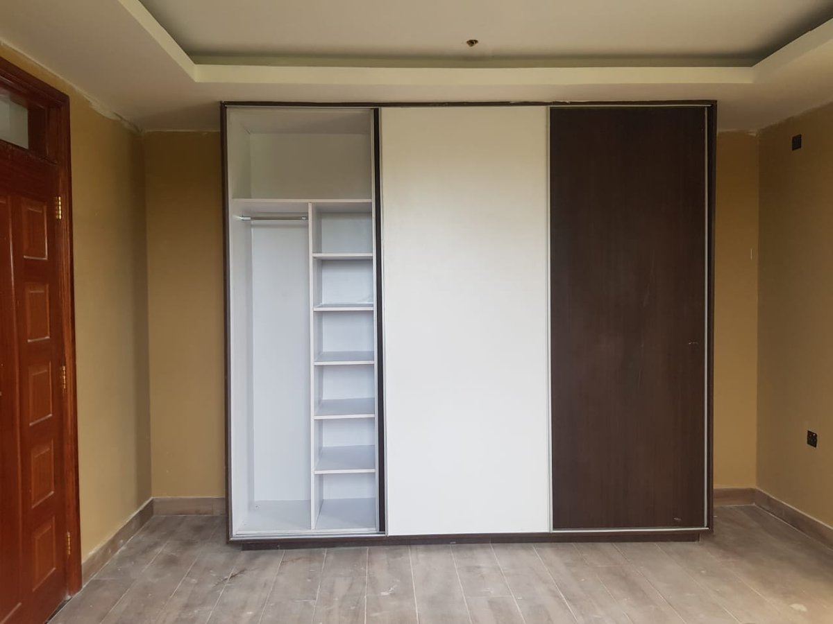 Mombasa Project Master Bedroom Sliding Wardrobe concept complete. A few touch ups on the gypsum sides.