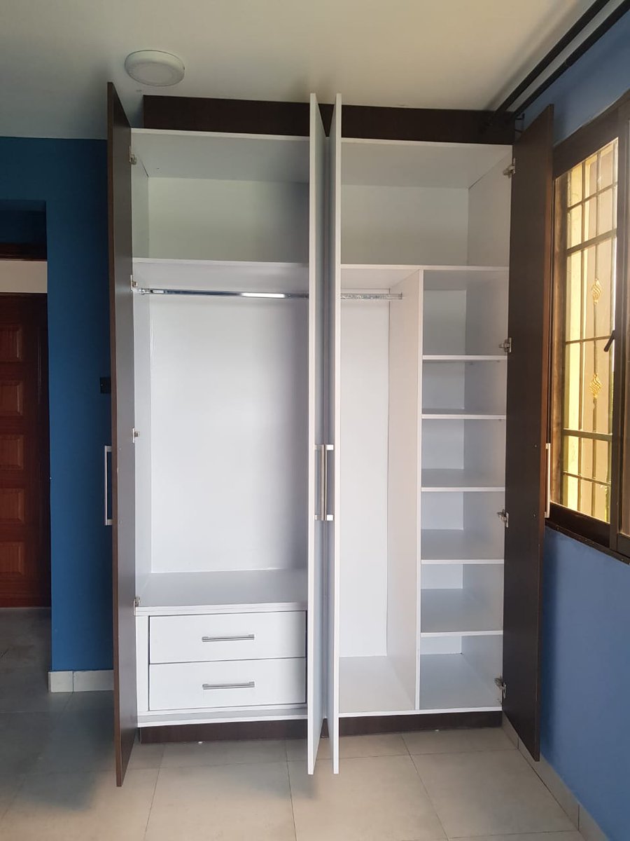 Mombasa Project, Baby Room 2, Swing Doors Wardrobes Concept Complete.