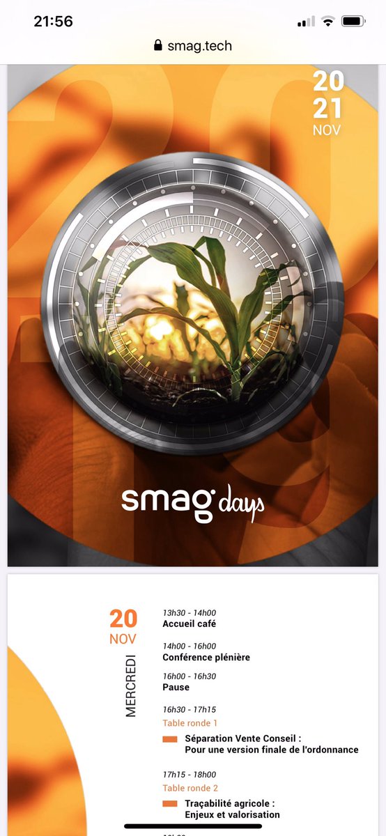 bonnochristophe's tweet photo. Je suis au #SmagDays pour évoquer l’importance de la Data Agricole et apporter tracabilité, transparence et confiance aux consommateurs dixit interessante étude @credoc https://t.co/KZjtsVBwtr