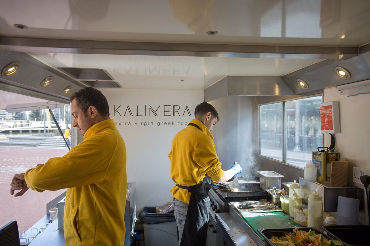 It’s that time #London and we are ready to serve you! #Lunchtime #foodie #greekfood #tasty
