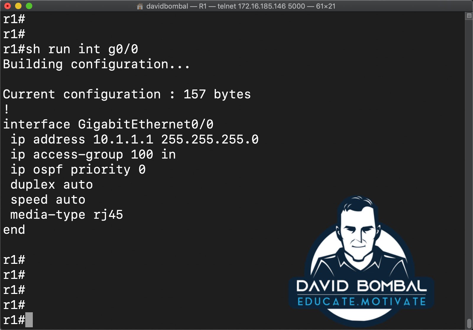 David bombal on twitter gns3 answer d more information here https