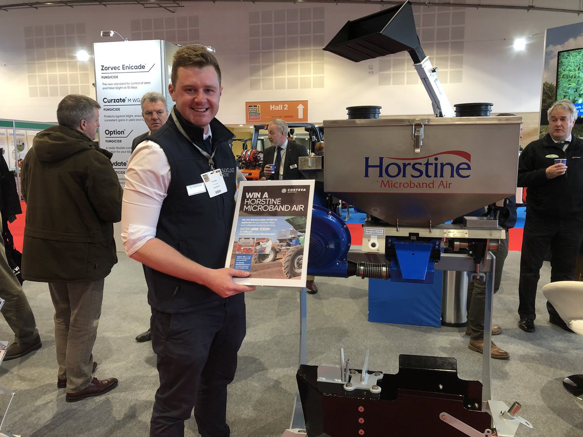 CortevaUK's tweet image. Pick up your masher from Alister and Roger, have a coffee with Weronika or talk to Tom about our competition to win a Microband Air, today at #BP2019 on the Corteva stand. We’re talking about #Zorvec #Vydate #Curzate #Option, join us!