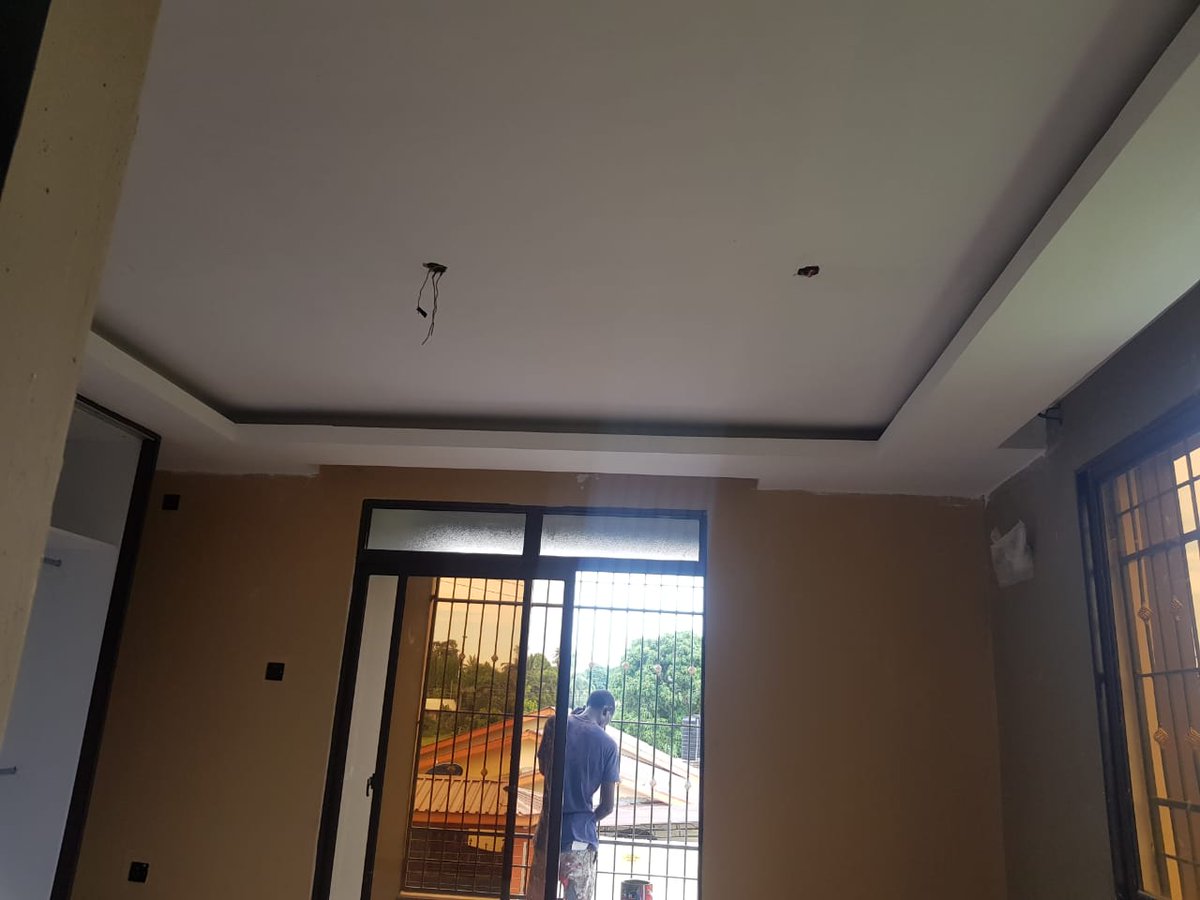 Gypsum ceiling works coming along nicely.Don't forget to RT, a potential client could be on your TL.Reach us on 0722692209.