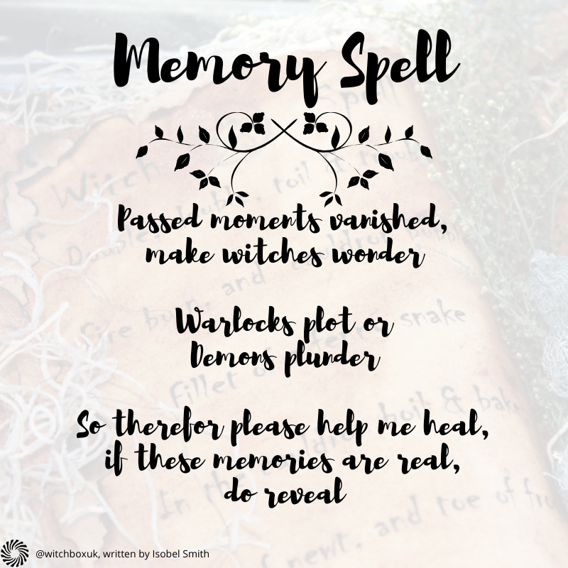 witchboxuk's tweet photo. ‼️ WITCHBOX EXCLUSIVE ALERT ‼️
✨ Here is a memory spell for you all! ✨
#memoryspell #memory #rembemberremember #witchboxuk #witch #pagan #spell #magick https://t.co/YHlD2xnueP