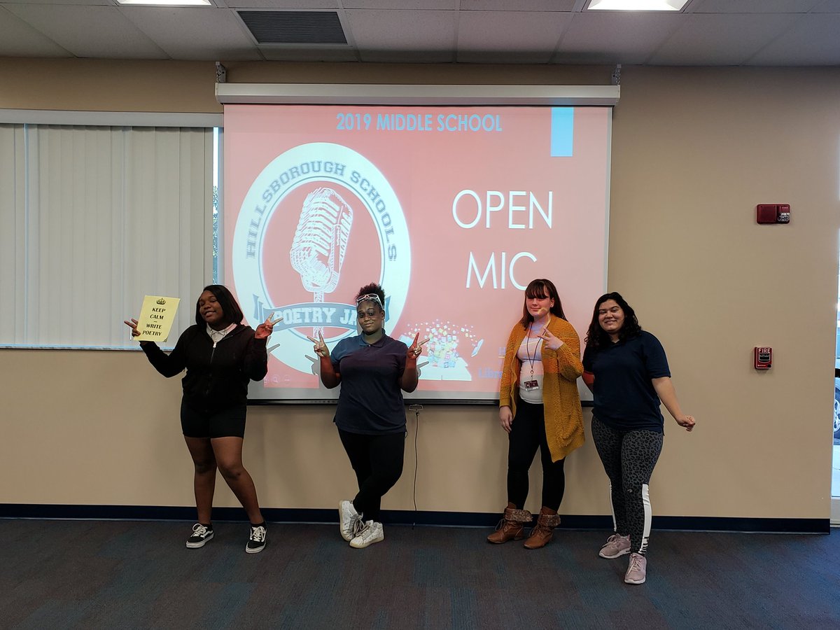 Middle School Poetry Jam was such an affirming experience for our participants. Can't wait to go back next year!