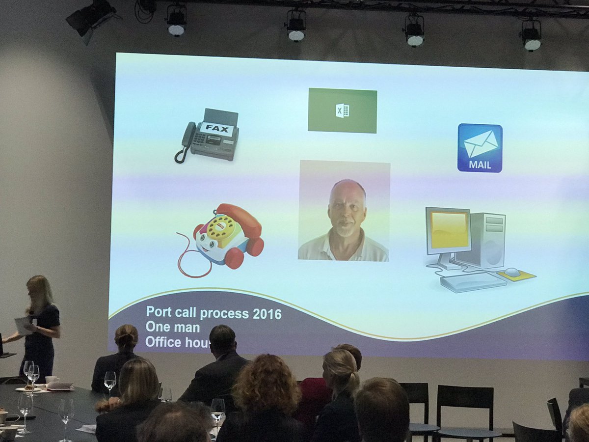turkkila's tweet image. Linda Astner about a lean port call system #fairwayforward #efficientflow Port of Gävle
