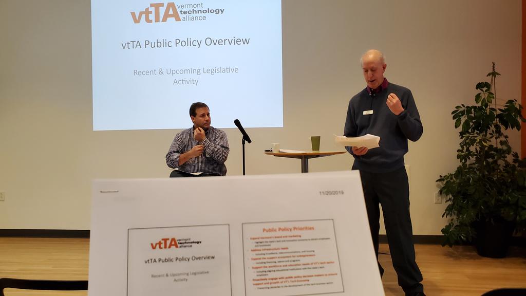Dodgeresque's tweet image. #vtta meeting on public policy issues as we head into the next legislative session. #letstechtogether #vttech