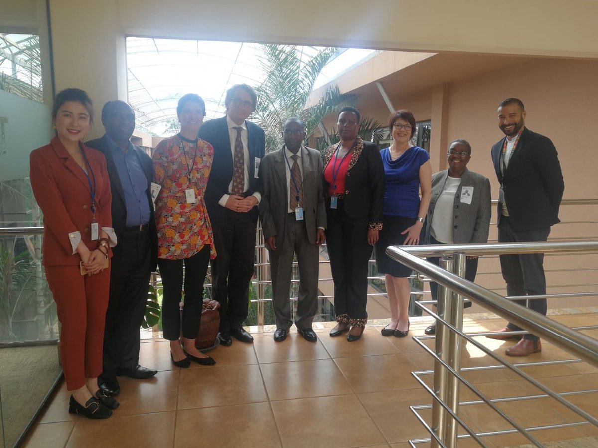 KatMichell's tweet image. Our Visit to @UNHABITAT at the UNON Gigiri, Nairobi. Pictured here the amazing UN/UON/UCT team and Her Excellency Kenya Ambassador and Perm Rep to the UN @UCTConEcoMan @RealUreru @uonbi