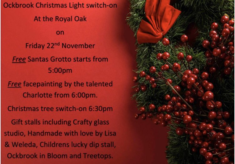 _royaloak's tweet image. It’s starting to look a lot like Christmas! Join us this Friday @_royaloak #ockbrook #derby #Borrowash #spondon #festiveevents