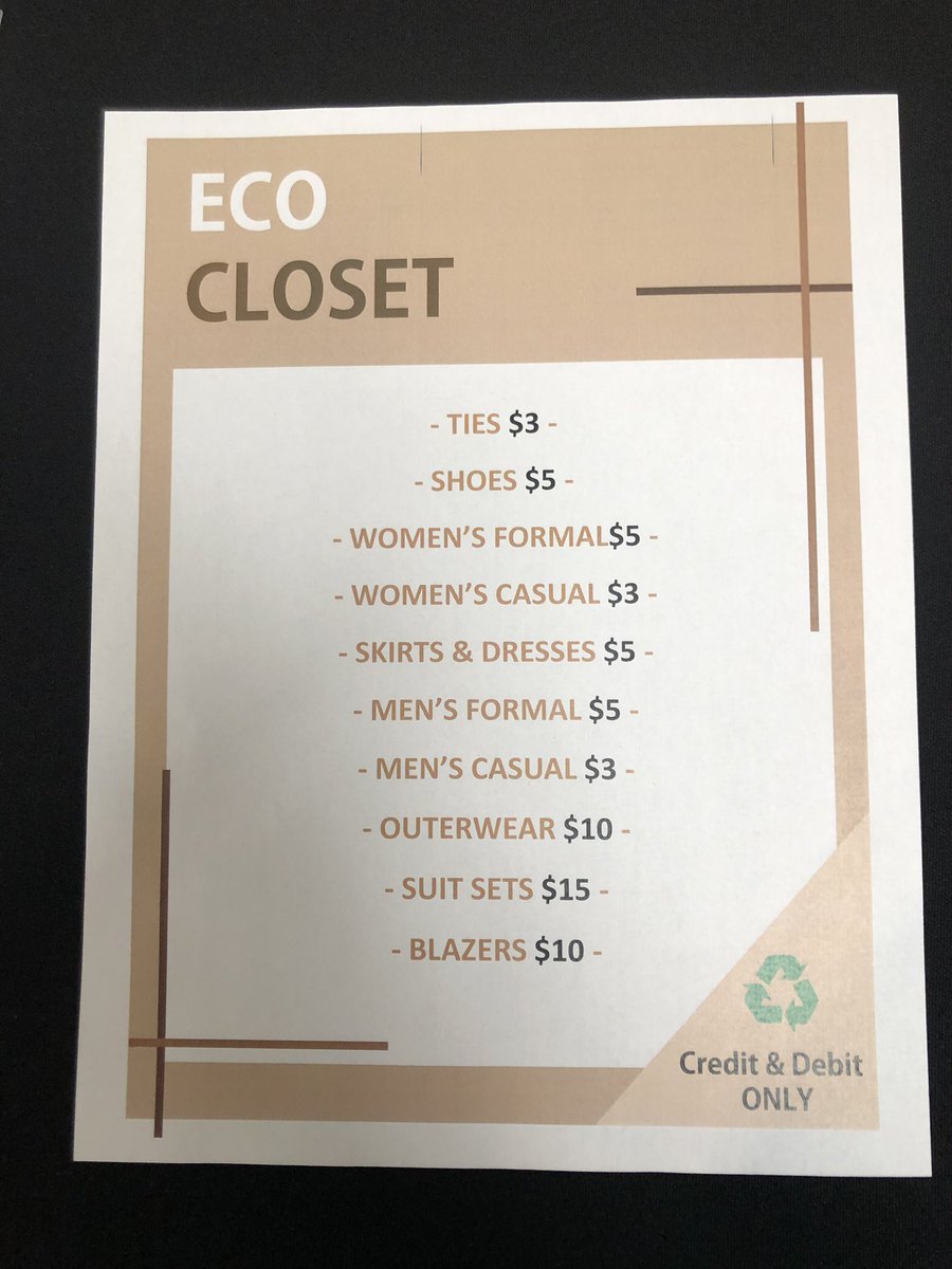 ankefc's tweet photo. Just bought a suit, a blouse and a skirt. Total damage? $23!!! Shop sustainably at this awesome #student curated event!! @hcecocloset @humberbusiness @humbercollege all proceeds go to @ywstoronto #greencarpet @SustainHumber https://t.co/XN0aQ6NuLA