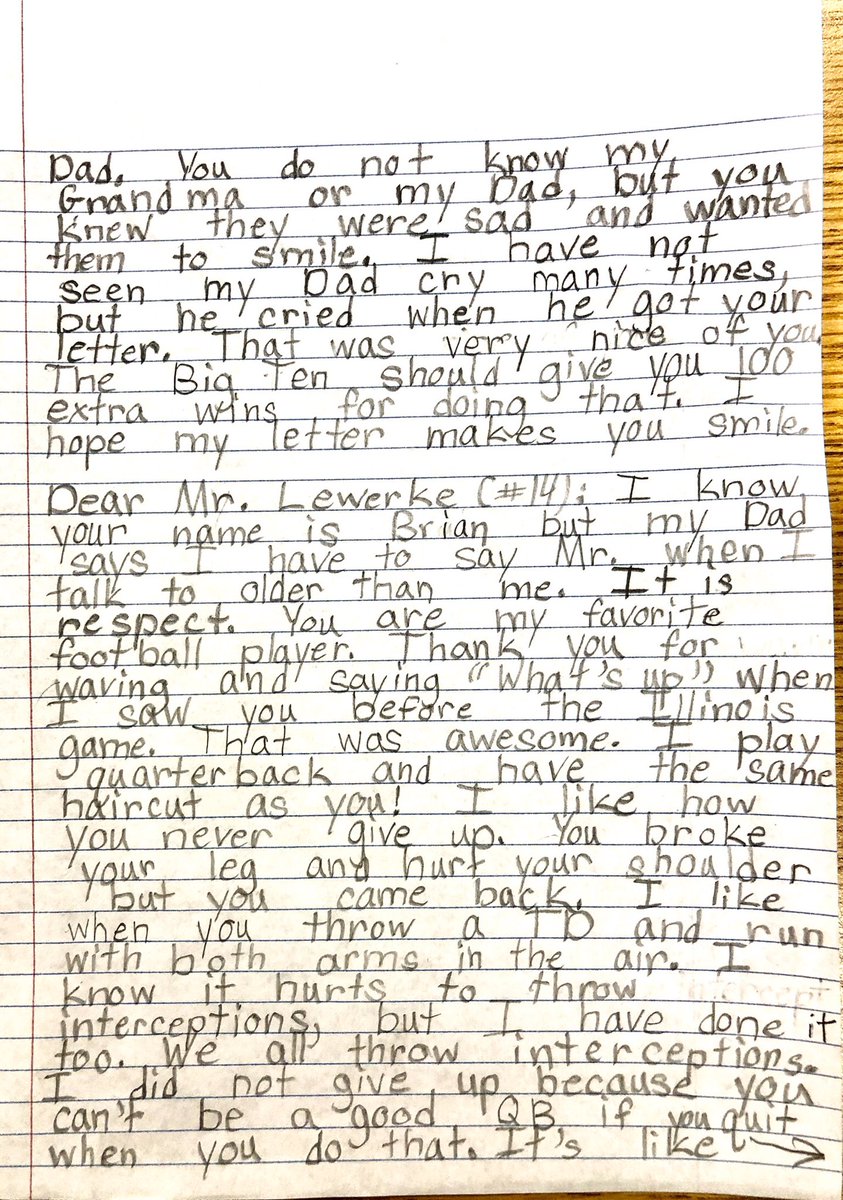 PresidentBeard's tweet image. What does it mean to be a fan?

My 9-year-old son worked on this letter for 4 days. It truly represents what you mean to him - and what you should mean to Spartans everywhere.

@DantonioMark @brianlewerke14 @MSU_Football @michiganstateu @JackEbling #SpartansWill @SpartanSports