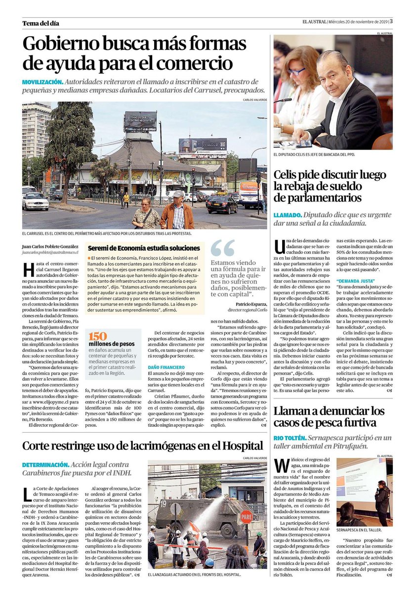 SeremiEconomia9's tweet photo. ✅GOBIERNO BUSCA MÁS FORMAS DE AYUDA PARA EL COMERCIO✅

Seremi de Economía estudia soluciones. Se invitó a los comerciantes a inscribirse en el 2do catastro disponible en 📌https://t.co/ld46q8EEX8 

https://t.co/QIgQzaI5mM https://t.co/Ap0GfanwEq