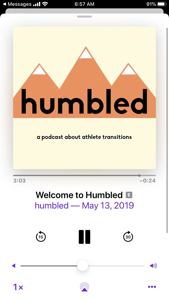 Many athletes struggle transitioning from sport. The #Humbled podcast shares stories of former athletes experiences. Athletes have resources to get up the mountain, but few to help them walk back down. #podcast #AthleteTransition #speakup #resiliency #Identity #TheMentalClutch